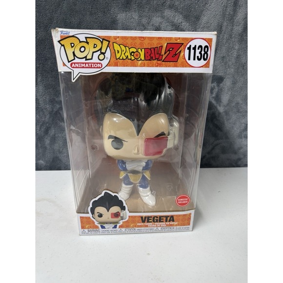 Funko Other - Funko Pop! Vinyl Jumbo 10 in: Dragon Ball - Vegeta - GameStop (Exclusive) #1138